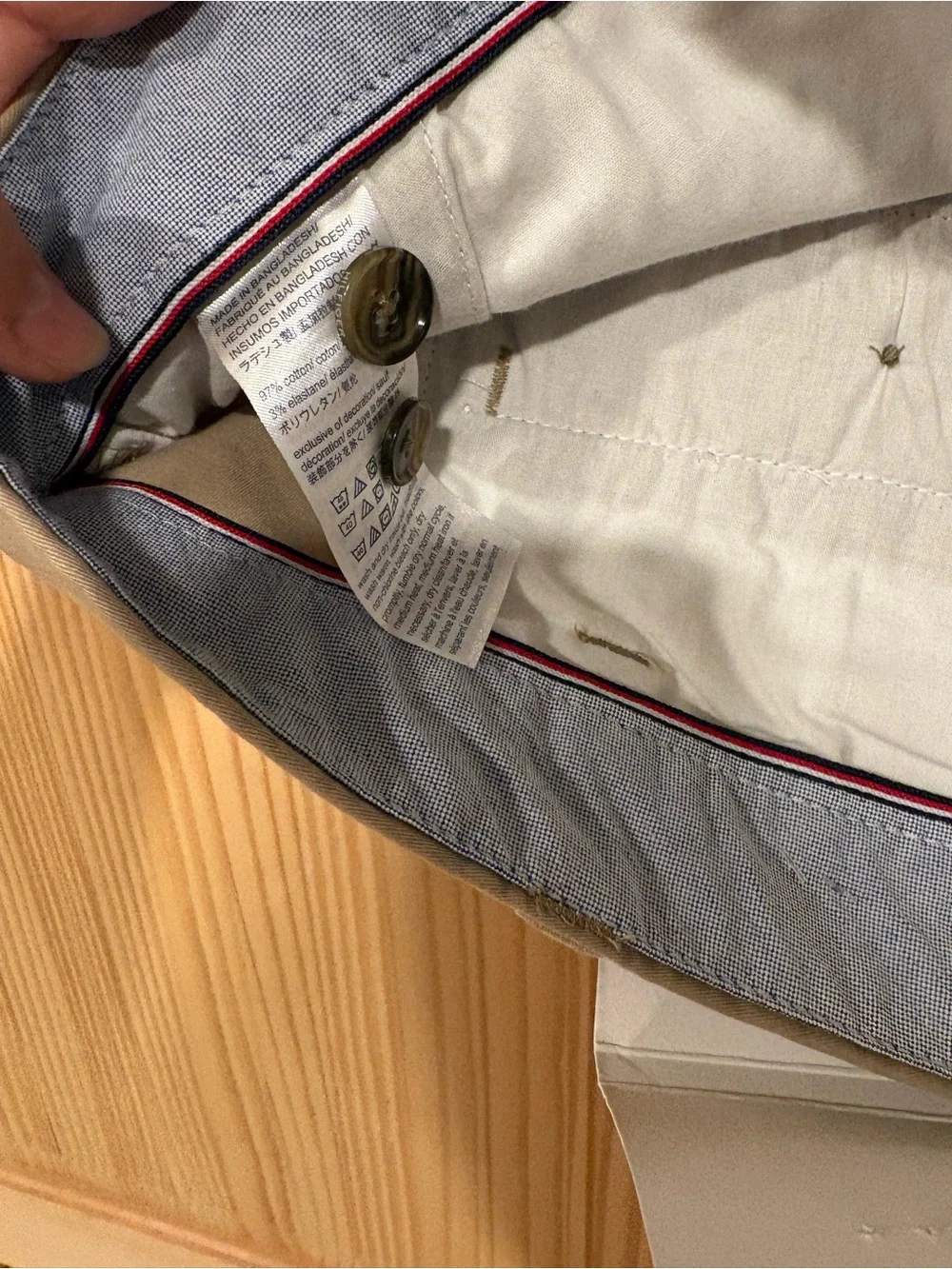 Tommy Hilfiger Classic Tan Chinos
